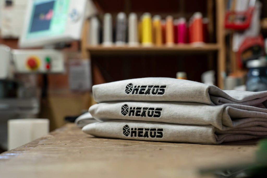 The Hexagon Tee - Heather Grey